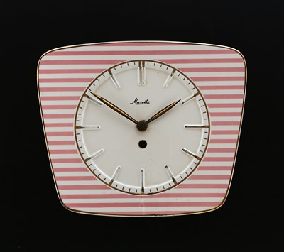 Lot 946 - A Mauthe  Vintage Ceramic Wall Clock