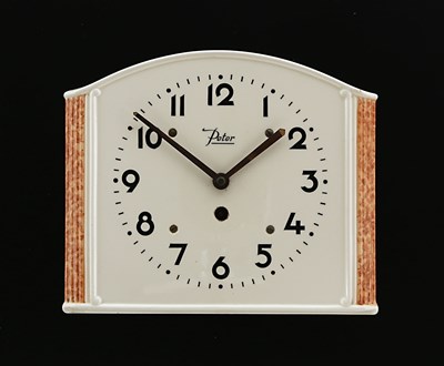 Lot 958 - A Peter Art Deco  Ceramic Wall Clock