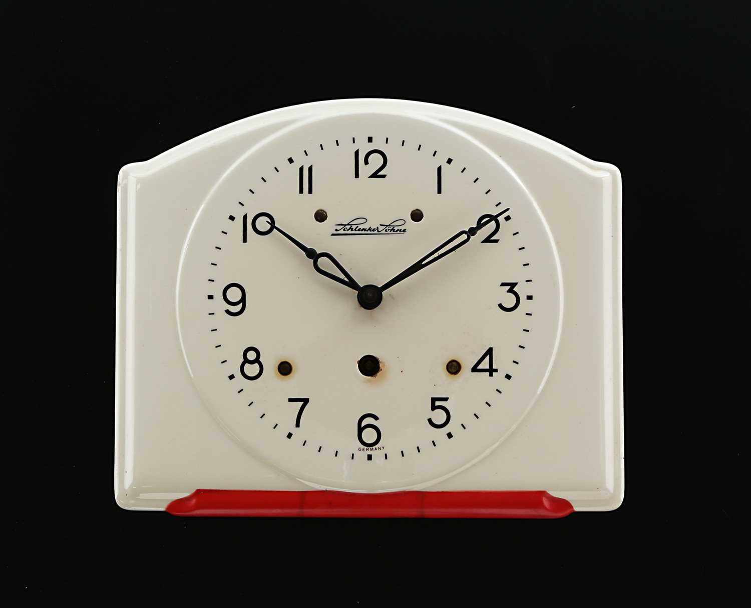 Lot 961 - A Schlenker Söhne  Ceramic Wall Clock