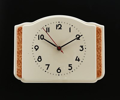 Lot 973 - An Art Deco  Ceramic Wall Clock