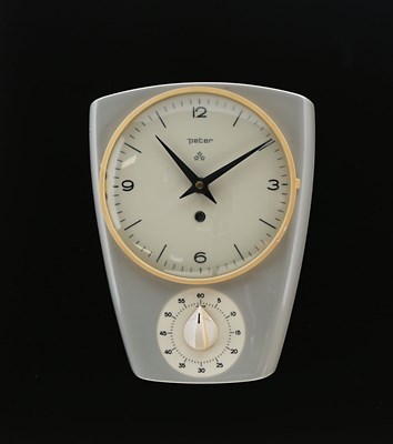 Lot 977 - A Peter  Ceramic Wall Clock with Timer