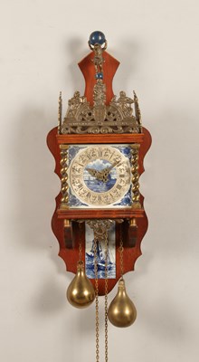 Lot 792 - A Dutch Zaandam Wall Clock