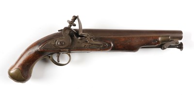 Lot 192 - A George III 18-Bore New Land Pattern Flintlock Sea Service Pistol