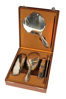 Lot 45 - A Silver Dressing Table Set