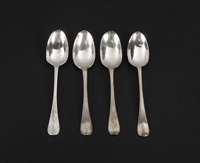 Lot 39 - Four 18th century German Silver Spoons