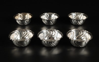 Lot 36 - Six Silver Desert Bowls