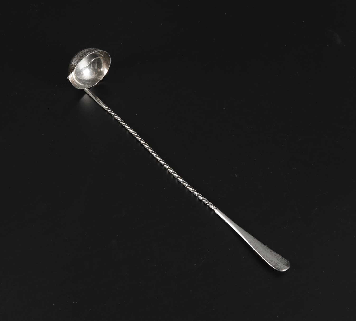 Lot 42 - Lange Zilveren Opdien Lepel, Ernest Alard, Maastricht, ca. 1900