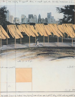 Lot 337 - Cristo - “The Gates, Project for Central Park, New York City”