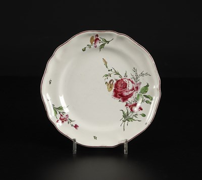 Lot 64 - A Niderviller Faience Plate