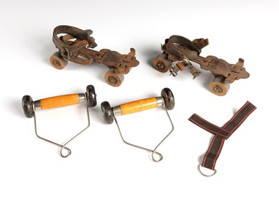 Lot 262 - Pair of roller skates, Union Hardware Company, USA, 1930-1939