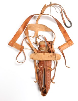 Lot 541 - Leather horse harness with briddle
