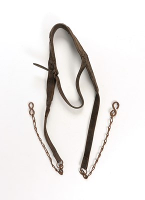 Lot 638 - Antique leather dog harness