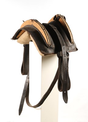 Lot 664 - Antique horse saddle and harness