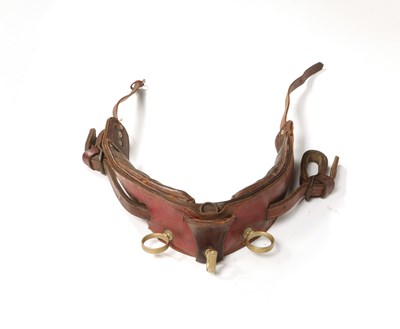 Lot 719 - Five various leather horse saddles