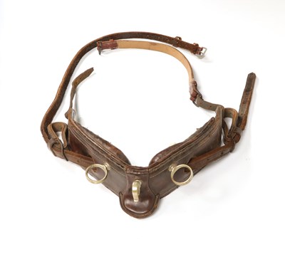 Lot 719 - Five various leather horse saddles