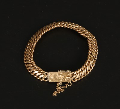 Lot 5 - Antiek 14K Gouden Armband