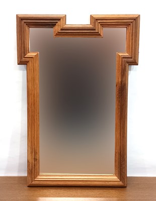 Lot 1195 - Hallway Mirror in Oak Frame