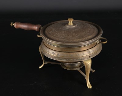 Lot 1163 - Egyptian Copper Chafing Dish