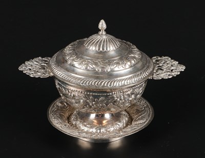 Lot 41 - Two Dutch Heavy Silver Brandy Bowls