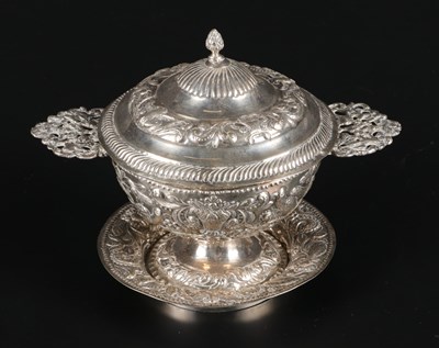 Lot 41 - Two Dutch Heavy Silver Brandy Bowls