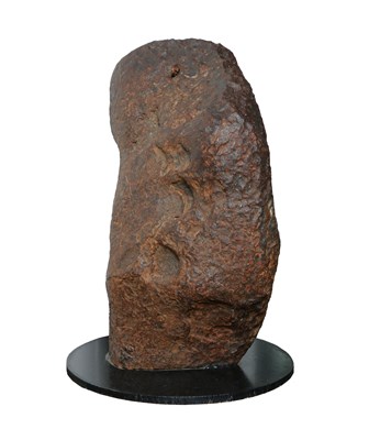 Lot 1 - GIBEON METEORITE — NATURAL SCULPTURE FROM OUTER SPACE