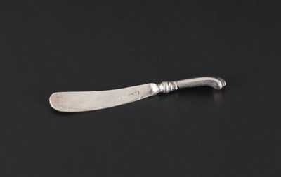 Lot 28 - A Miniature Silver Butter Knife