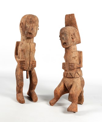 Lot 255 - Male and Female Spirit Figures, Akha People, Southeast Asia.