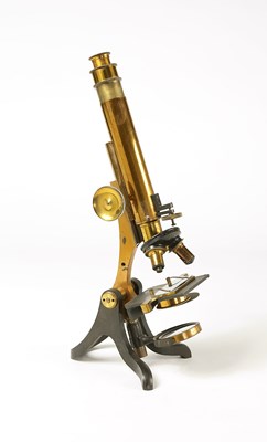 Lot 71 - A Henry Crouch Monocular Compound Microscope, ca 1880