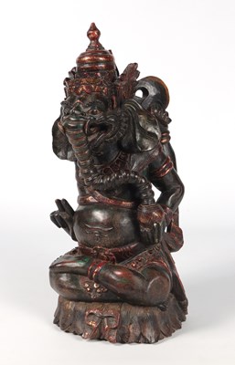 Lot 1064 - Bali - Wooden carft Ganesha