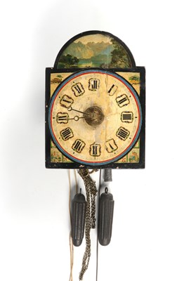 Lot 1068 - German apple clock 19th century