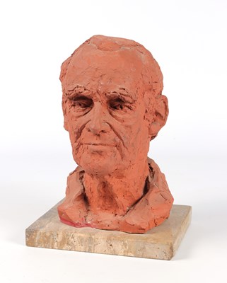 Lot 1069 - A terracotta sculpture of Teun van der Veen