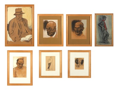 Lot 1073 - Teun v/d Veen Zwolle (1902-1991) - Lot with 7 artworks