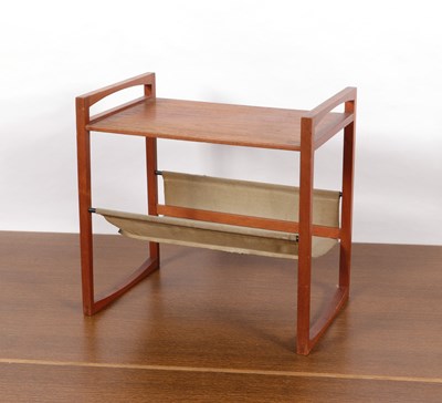 Lot 1123 - Kai Kristiansen a teak magazine rack from Sika möbler - Denmark 1960's