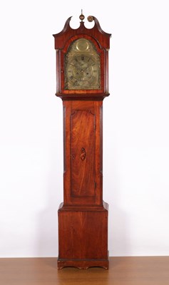 Lot 1129 - Giles Bennet Malmsbury - Mahogany Longcase Clock 18th Century