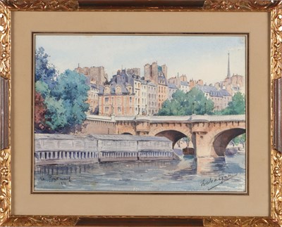 Lot 120 - Aquarel - Pont Neuf -signed