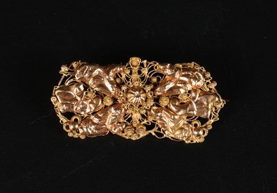 Lot 19 - Gold Filigree Brooch