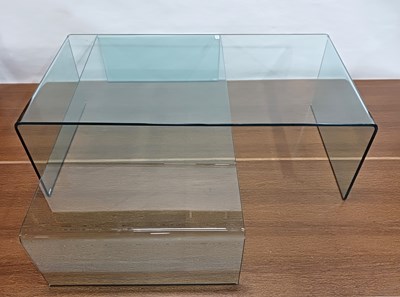 Lot 1216 - Two Italian Design Glass Coffee Tables, by Angelo Cortesi, for FIAM.