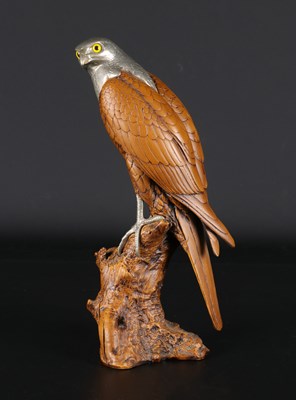 Lot 1221 - Eli Malevolti -A plastic sculpture of a bird of prey.