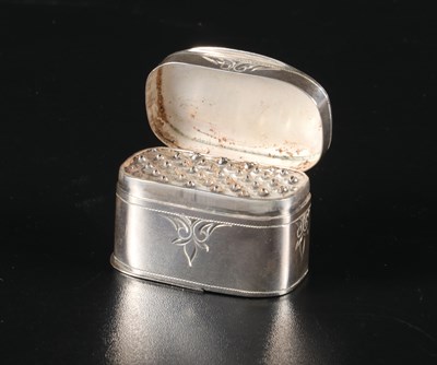 Lot 91 - A Modern Sterling Silver Nutmeg Grater, 2001.