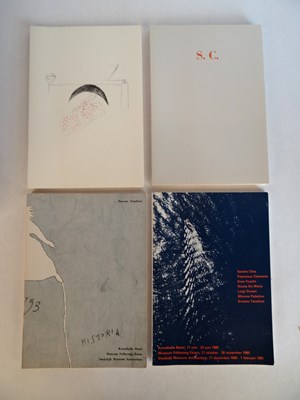 Lot 6 - Tentoonstellingsboekje met 7 verschillende tentoonstelling uitgaves van de kunstenaars