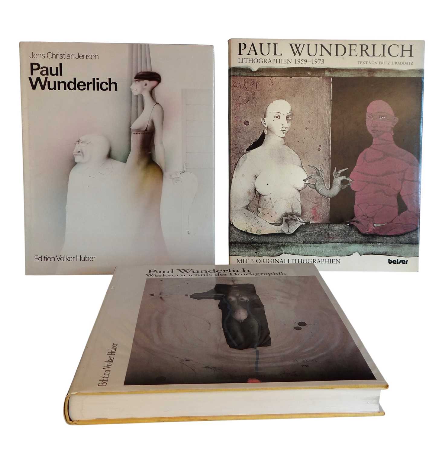 Lot 9 - Paul Wunderlich (1927 -2010) Lot met 3 monografieën