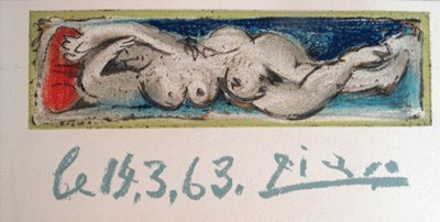 Lot 12 - Picasso: Women - Cannes and Mougins 1954-1963