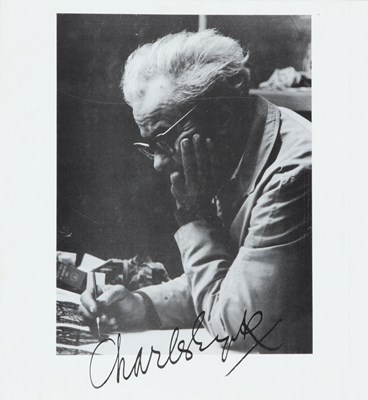 Lot 26 - Charles Eyck (1897 - 1983) - 2 Handschriften en 1 gesigneerde Foto