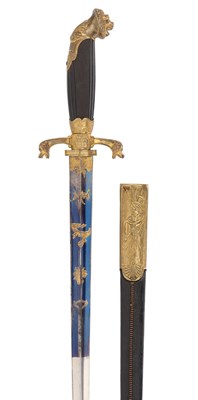 Lot 41 - 18TH CENTURY HIRSCHFÄNGER, or HUNTING SWORD