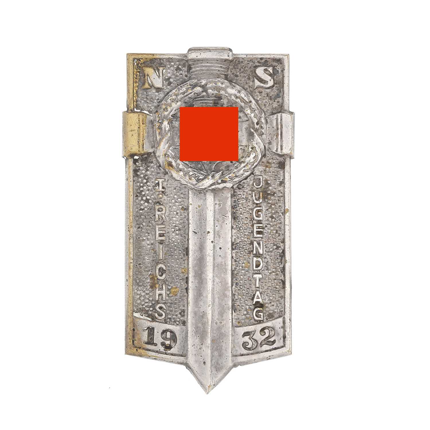 Lot 163 - 1932 HITLER JUGEND SILVER POTSDAM BADGE