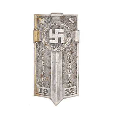 Lot 163 - 1932 HITLER JUGEND SILVER POTSDAM BADGE