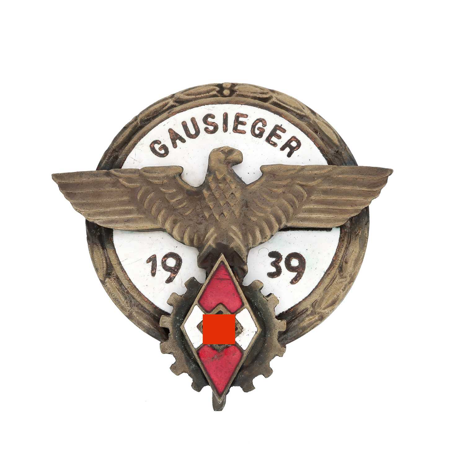 Lot 167 - GERMAN HITLER YOUTH 1939 GAUSIEGER BADGE