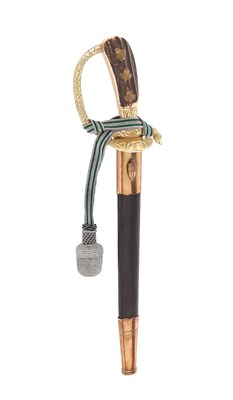 Lot 107 - WWII HUNTING DAGGER (HIRSHFÄNGER) FOR CHIEF FORESTER