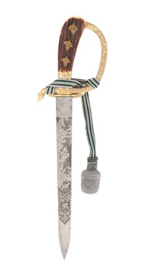 Lot 107 - WWII HUNTING DAGGER (HIRSHFÄNGER) FOR CHIEF FORESTER