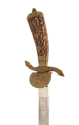 Lot 108 - GERMAN THIRD REICH TROPHY DAGGER (HIRSHFÄNGER)